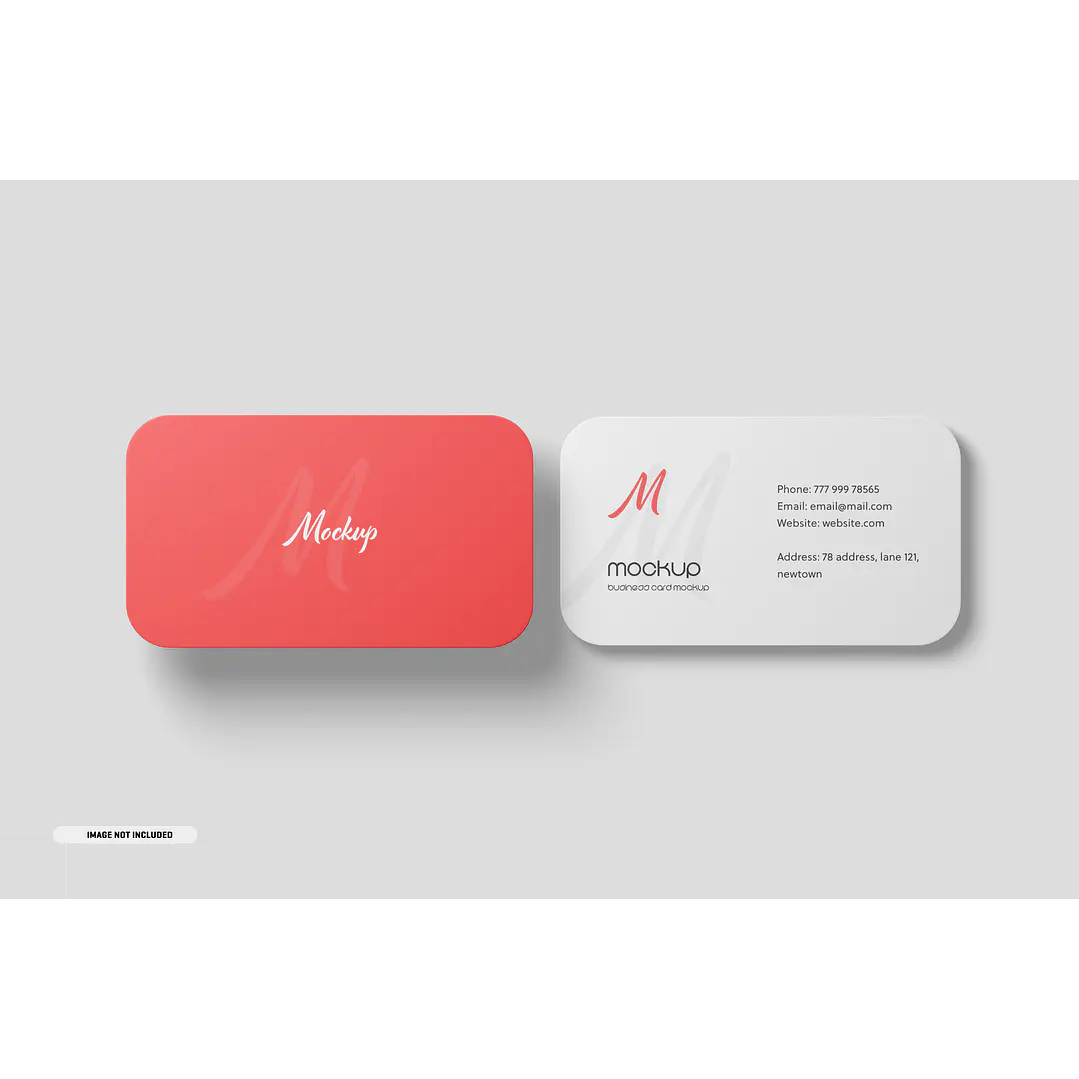 Mockup para Cartão de Visita Modelo 7 em Photoshop  6