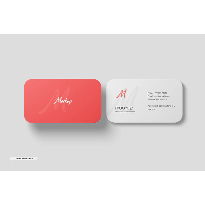 Mockup para Cartão de Visita Modelo 7 em Photoshop  6