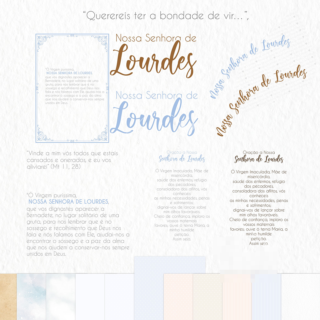 Kit Digital Santinhos Aquarelados V2 em Png  5