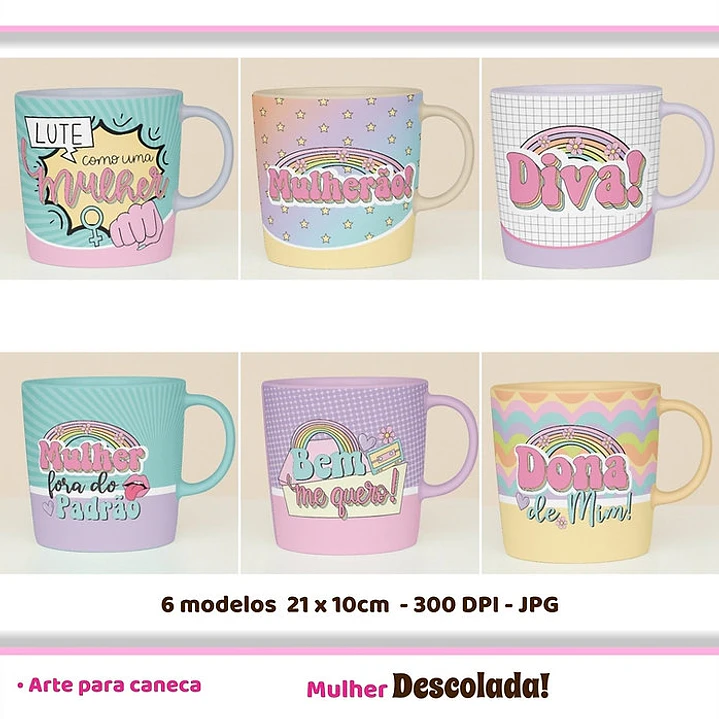Combo Mulher Descolada Dia da Mulher Completo 8