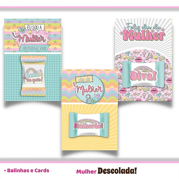 Combo Mulher Descolada Dia da Mulher Completo 12