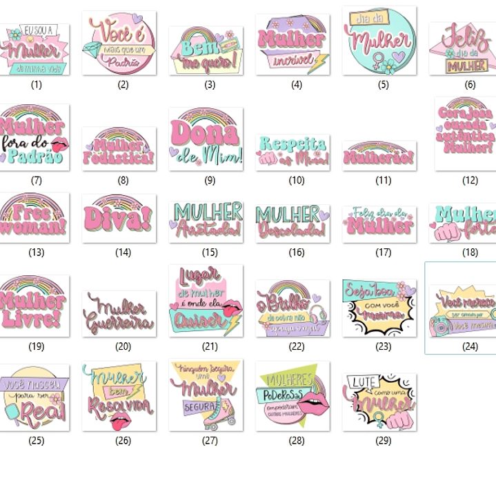 Combo Mulher Descolada Dia da Mulher Completo 4