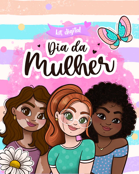 Kit Digital Dia das Mulheres Arquivo em Pdf 