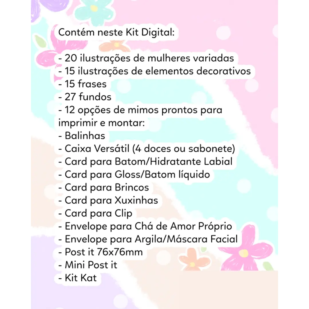 Kit Digital Dia das Mulheres Arquivo em Pdf  2