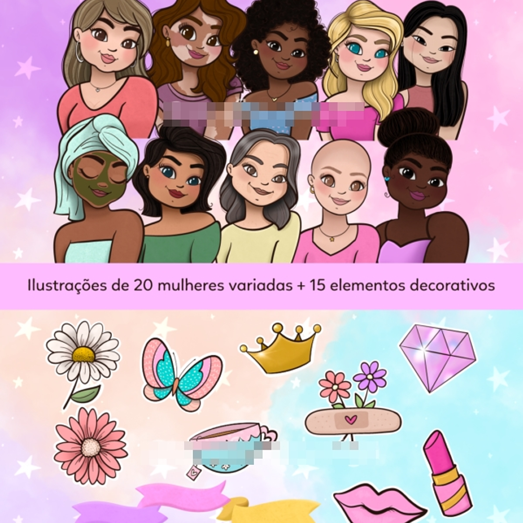 Kit Digital Dia das Mulheres Arquivo em Pdf  4