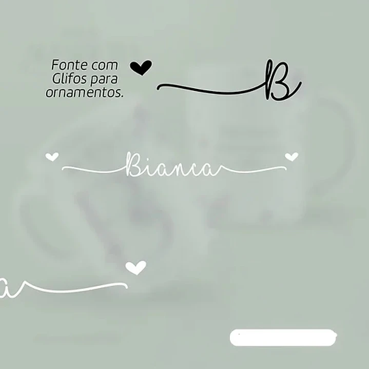 26 Arte para Caneca Alfabeto Mulheres Flores em Jpg 6