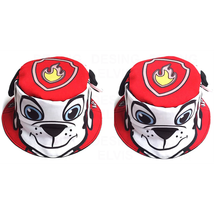 Pacote Modelos Prontos para Chapéu Bucket Personagens em CorelDraw 4