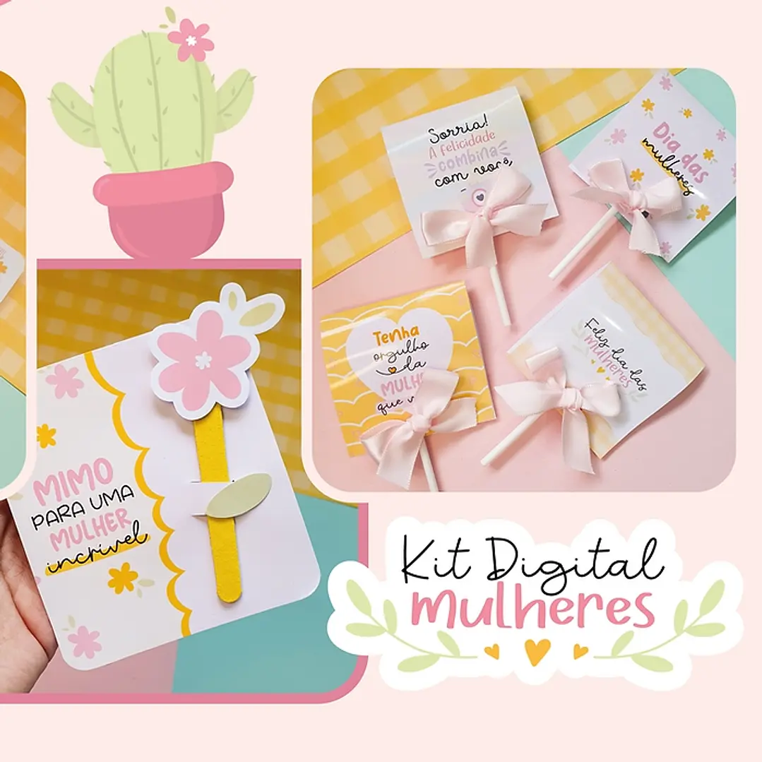 Kit Digital Mimos Dia das Mulheres em Jpg 1