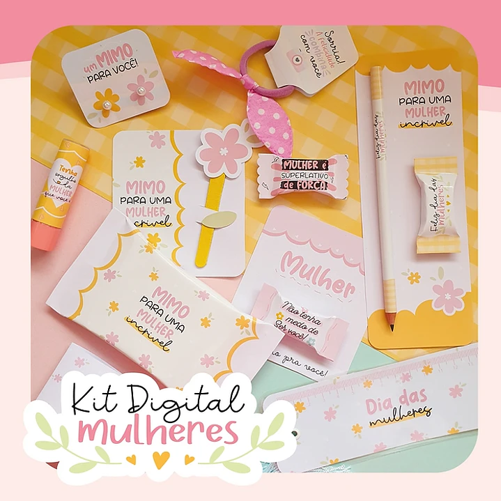 Kit Digital Mimos Dia das Mulheres em Jpg 2
