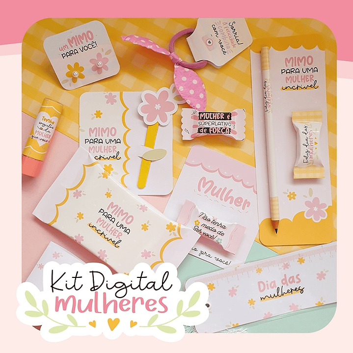 Kit Digital Mimos Dia das Mulheres em Jpg 2