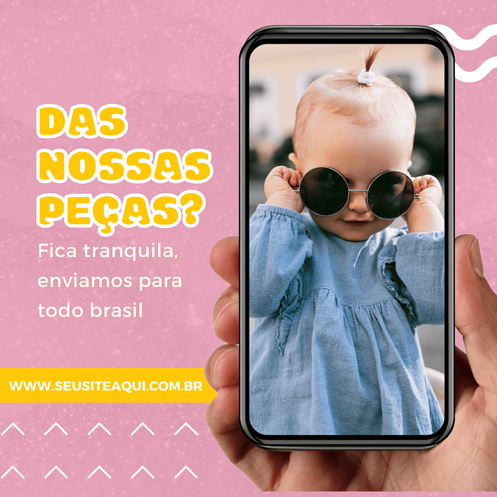 Pack Canva Loja de Roupa Infantil Kids Template Editável 30 Artes Animados Storie + Bônus 7