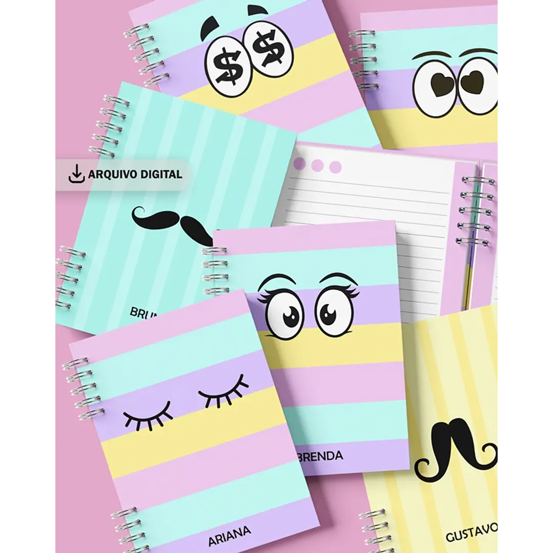 Arquivo Coleção Agendas Carinhas em Pdf  4