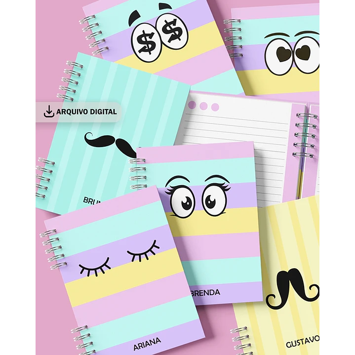 Arquivo Coleção Agendas Carinhas em Pdf  4