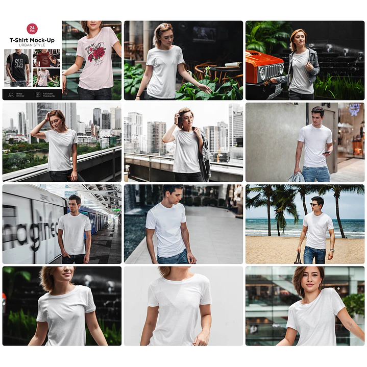 Mockups para Camisa em Photoshop 2