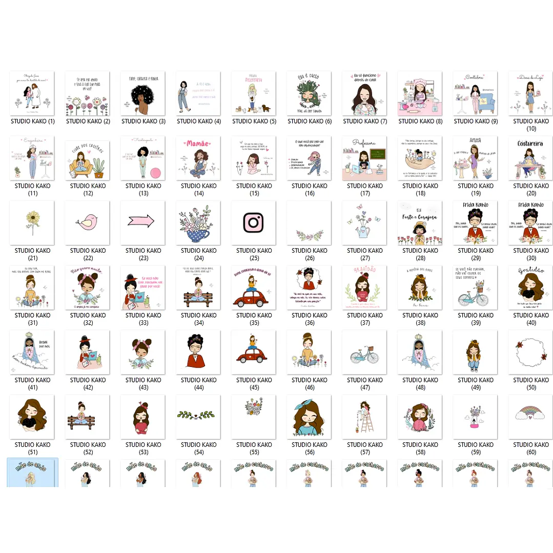 Kit Digital Frases Diversas em Png 1