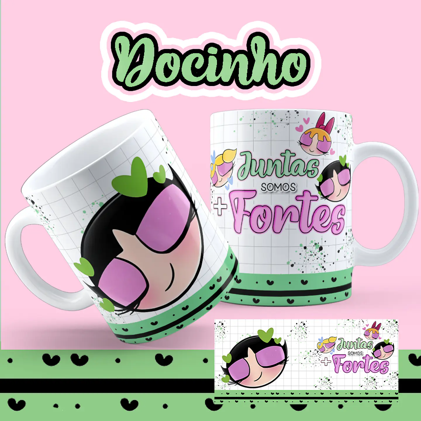 8 Artes para Caneca Meninas Super Poderosas Arquivos em Jpg  8