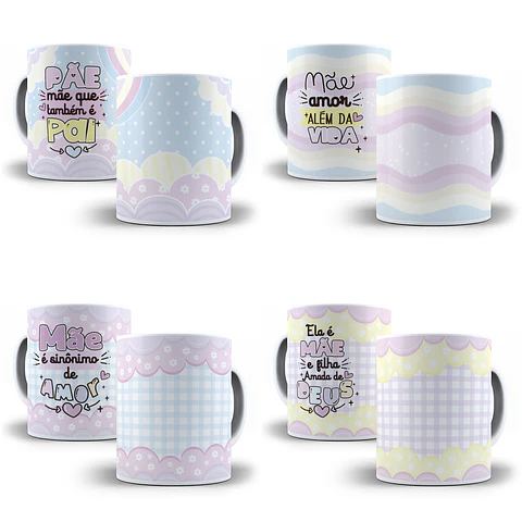 10 Artes para Caneca Dia da Mães Arquivos em Jpg