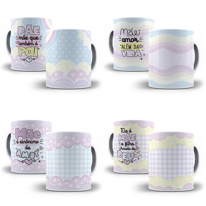 10 Artes para Caneca Dia da Mães Arquivos em Jpg 1