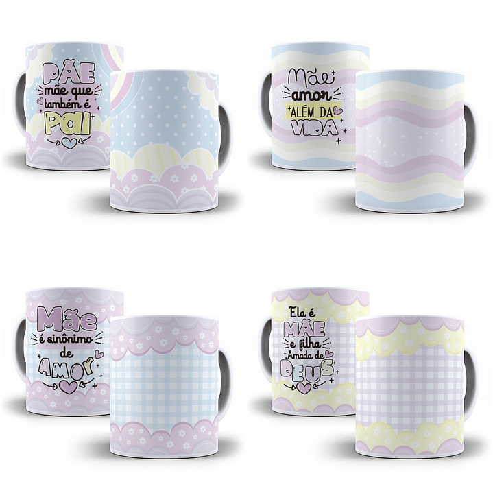 10 Artes para Caneca Dia da Mães Arquivos em Jpg 1