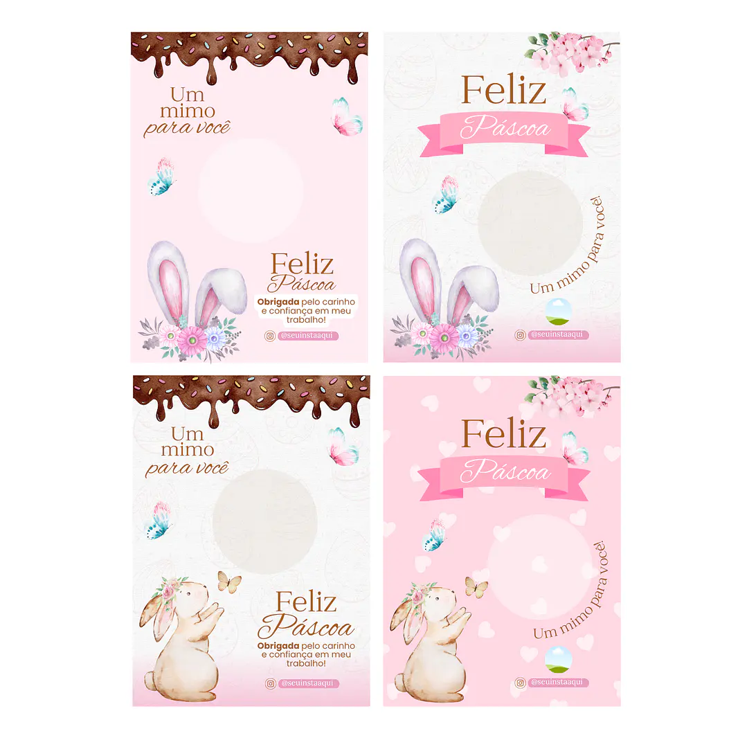 Super Combo Cardápios de Páscoa Templates Editáveis no Canva 9