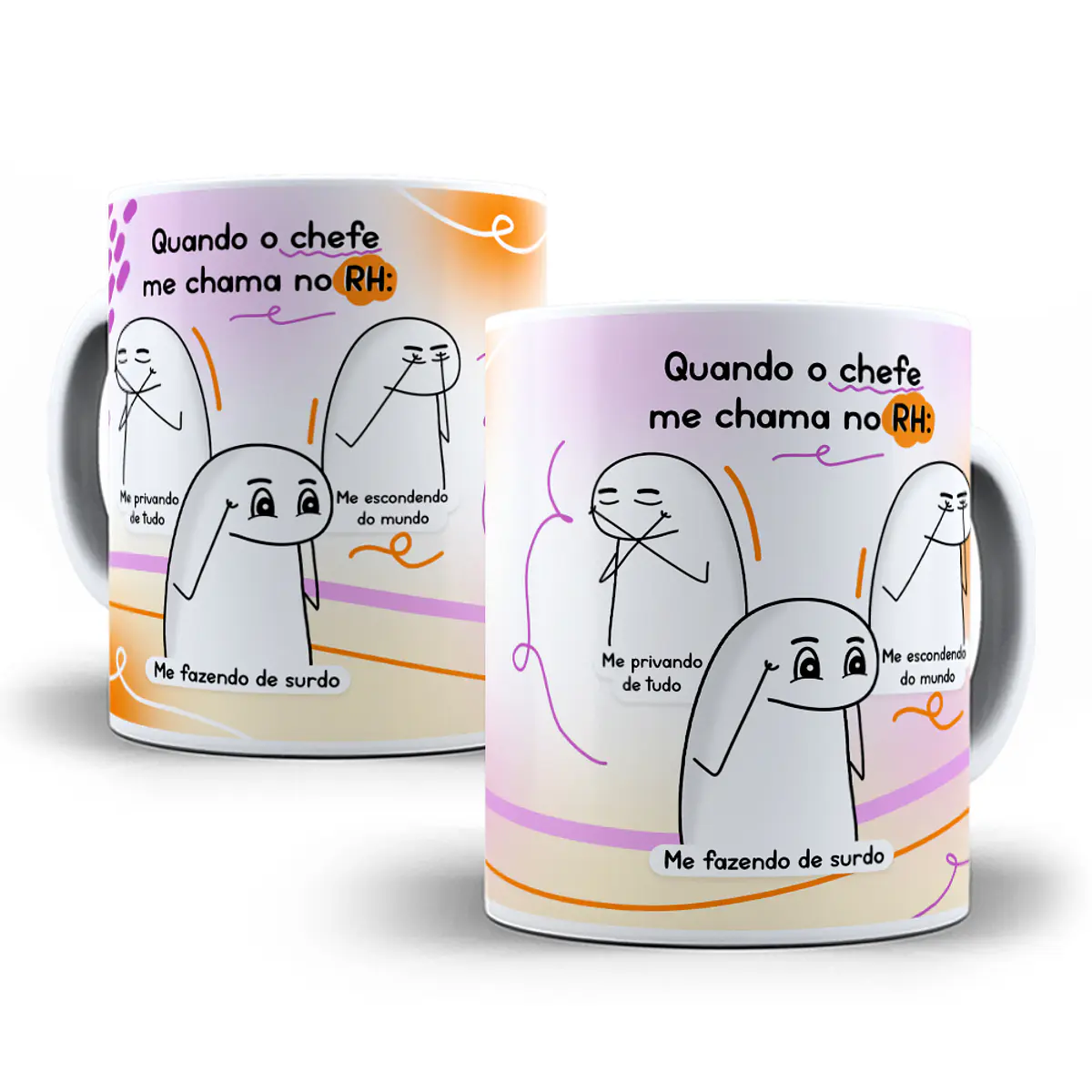 12 Artes para Caneca Flork Frases Engraçadas em Jpg
