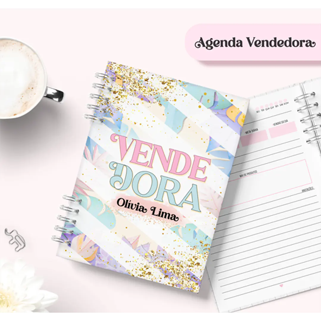 Arquivo Agenda Vendedora Encadernação em Pdf 2