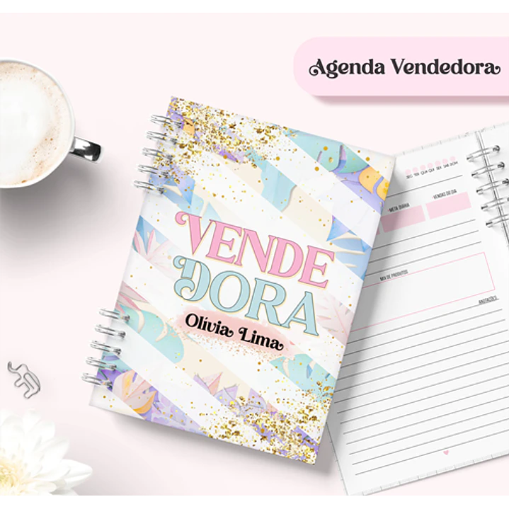 Arquivo Agenda Vendedora Encadernação em Pdf 2