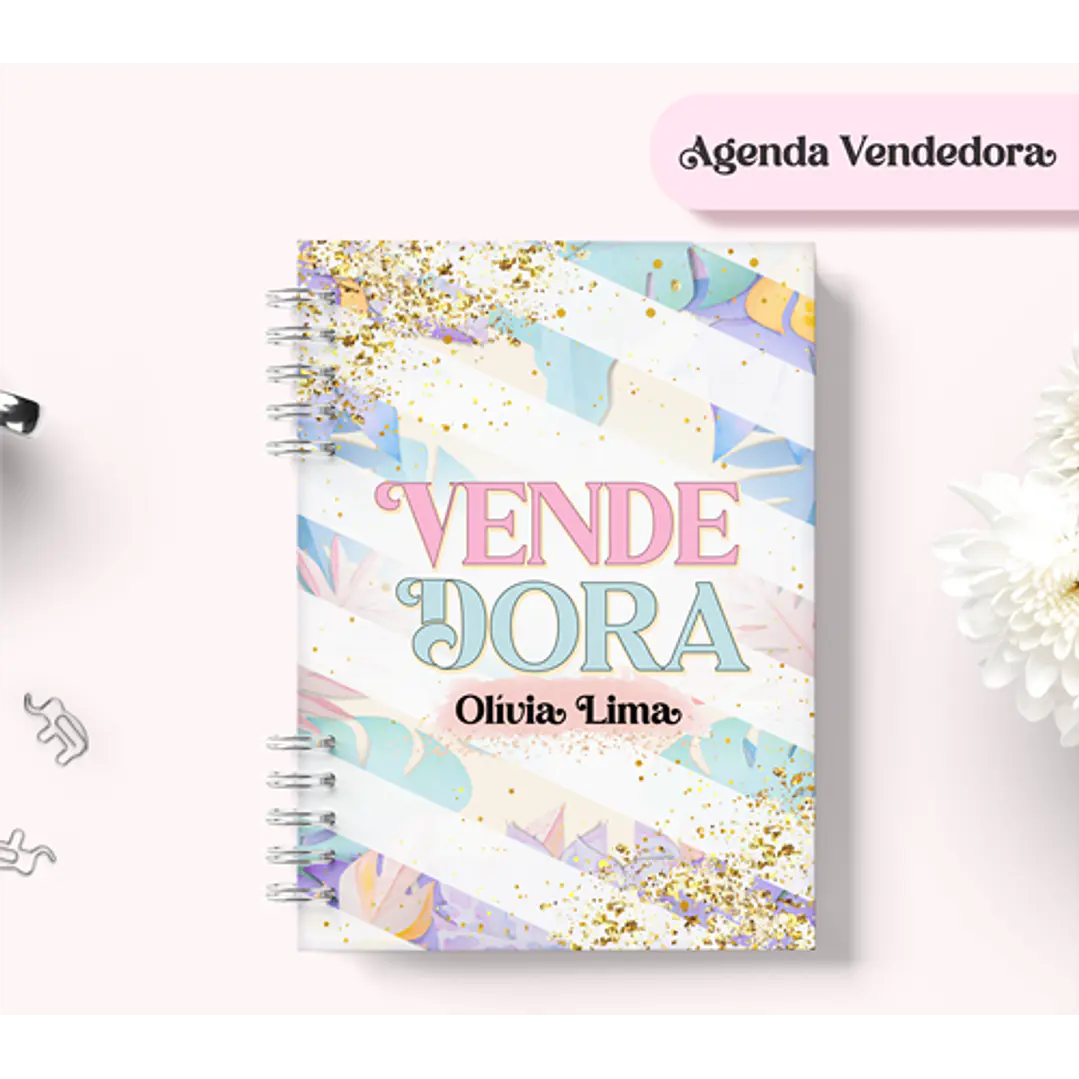 Arquivo Agenda Vendedora Encadernação em Pdf 4