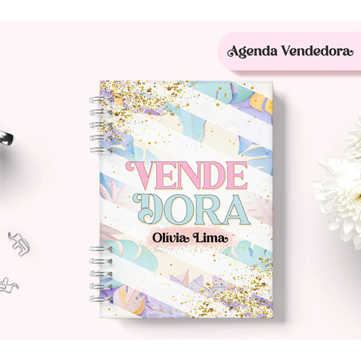Arquivo Agenda Vendedora Encadernação em Pdf 4