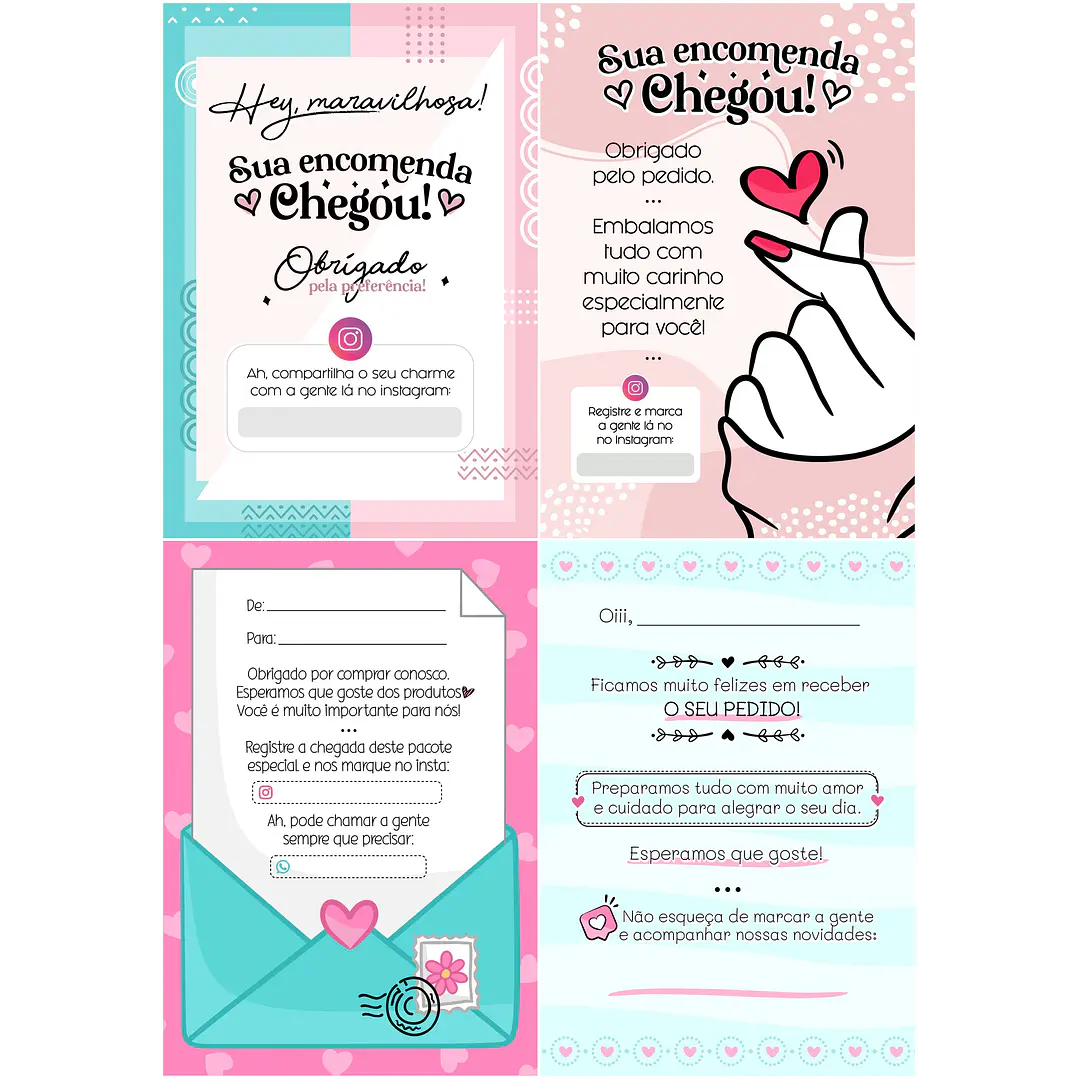 Arquivo para Cartão e Tags Clientes em Jpg 1