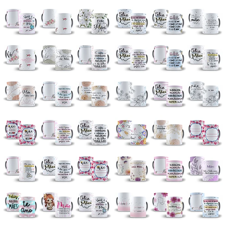 Pacote Camisa e Caneca Dia das Mães em Jpg 3
