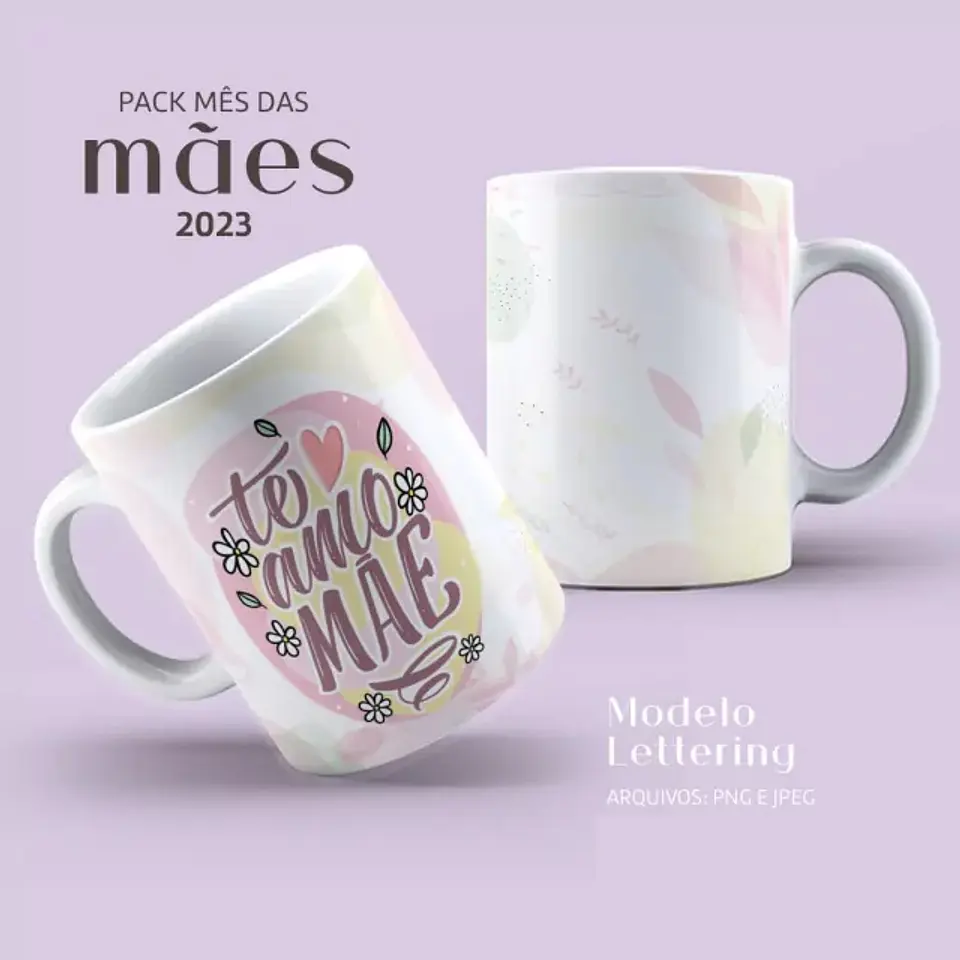 25 Artes para Caneca Dia das Mães Clean Arquivos em Jpg 6