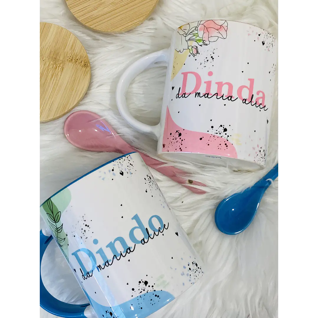 56 Artes para Caneca Família e Dindos Arquivos em Jpg  2
