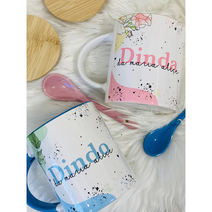 56 Artes para Caneca Família e Dindos Arquivos em Jpg  2