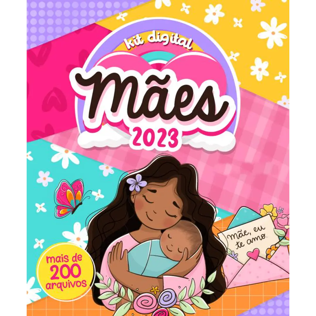 Kit Digital Dia das Mães em Png 1