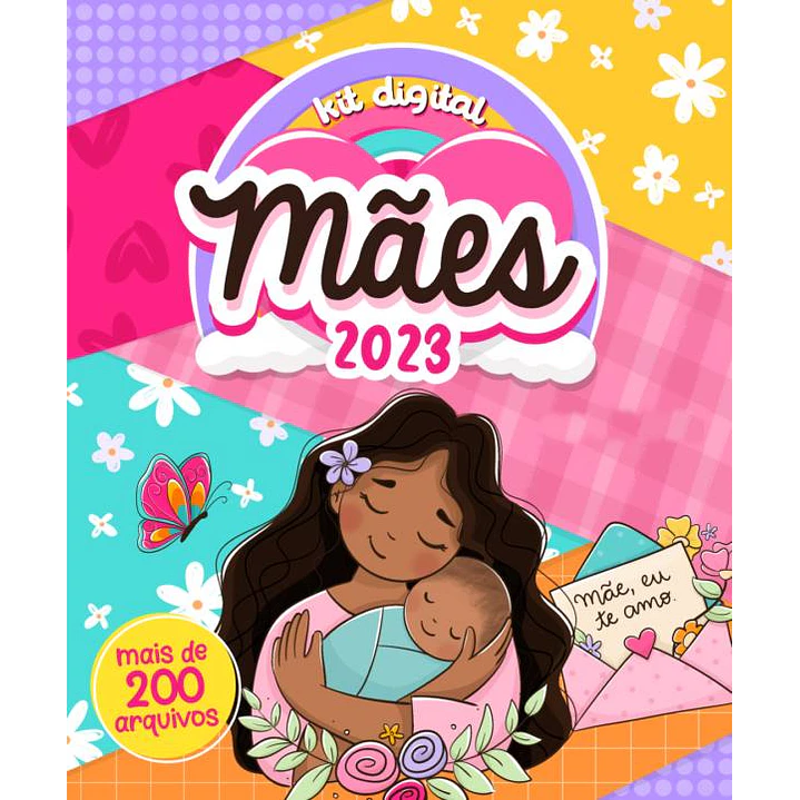 Kit Digital Dia das Mães em Png 1