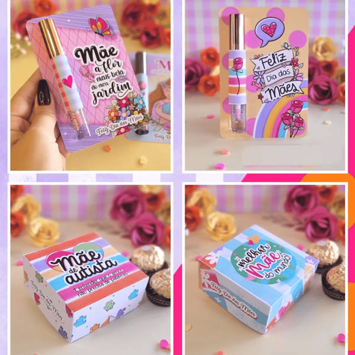 Kit Digital Dia das Mães em Png 2