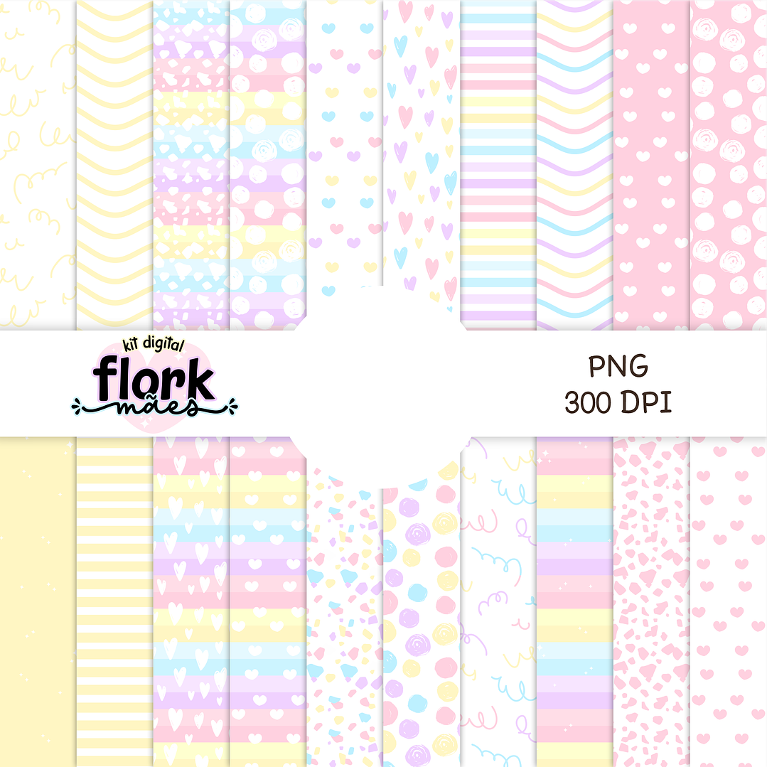 Kit Digital Flork Dia das Mães em Png    8