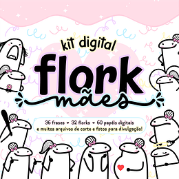 Kit Digital Flork Dia das Mães em Png   
