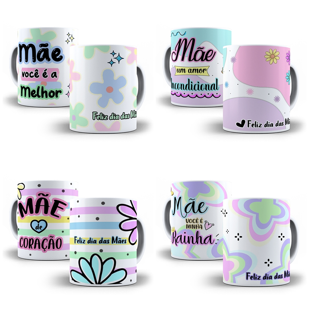 24 Artes para Caneca Caneca e Azulejo Dia das Mães em Photoshop 2