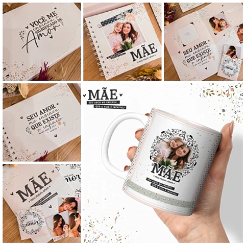 Arquivo de Corte Dia das Mães Álbuns em Pdf