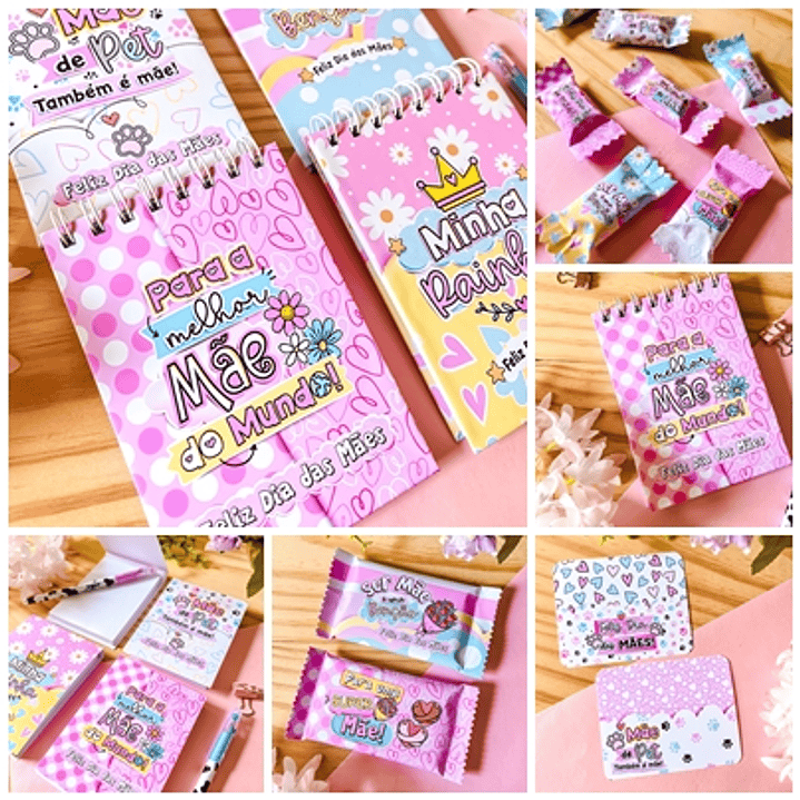 Kit Digital Dia das Mães em Png  9