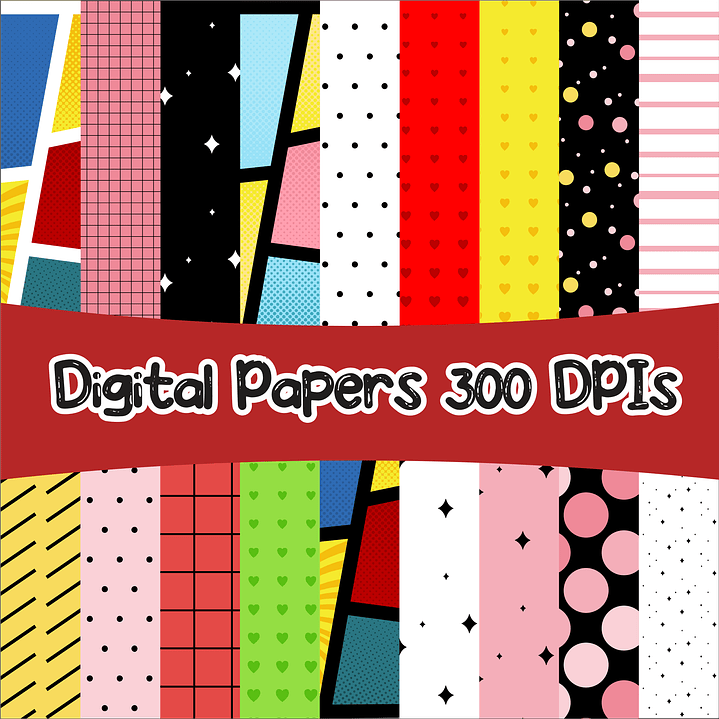 Kit Digital Dia das Mães Super Heroínas para Montar em Png 6