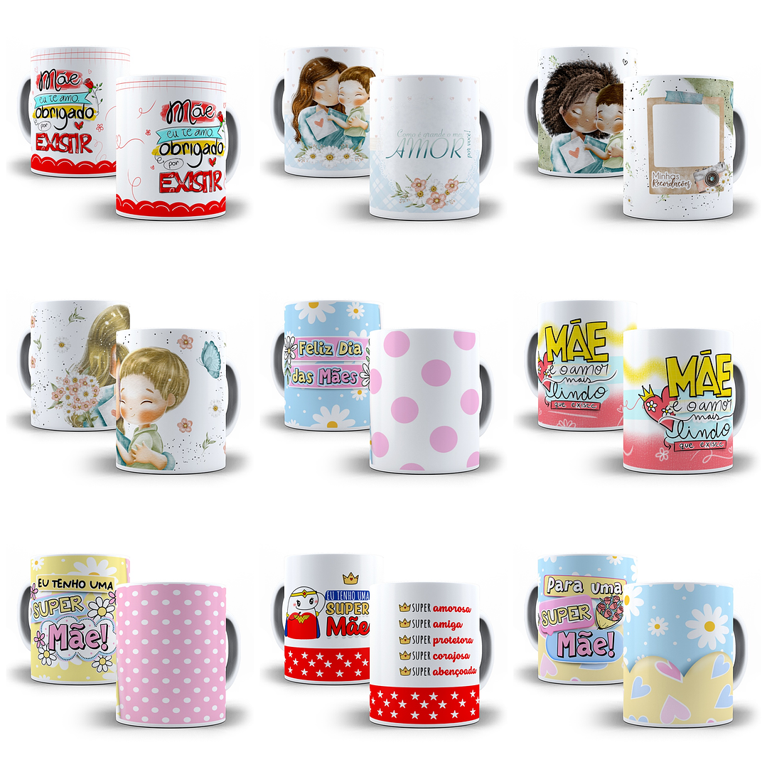 120 Artes para Caneca e Outros Dia das Mães em Jpg 11