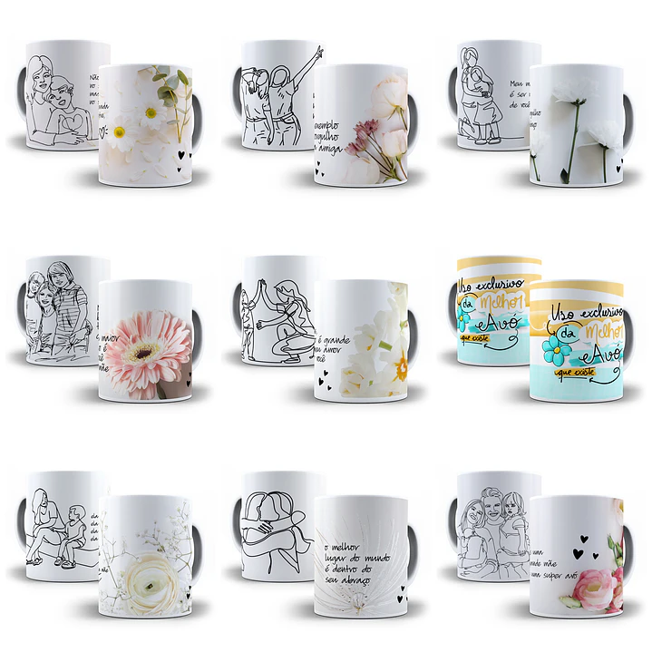120 Artes para Caneca e Outros Dia das Mães em Jpg 15