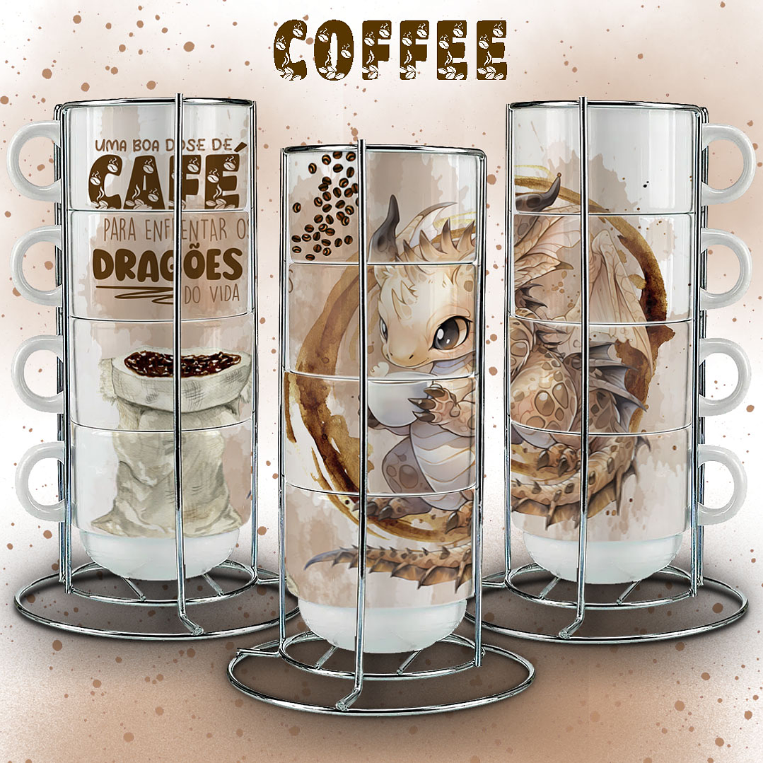 12 Artes para Caneca Café Coffe Arquivos em CorelDraw 3