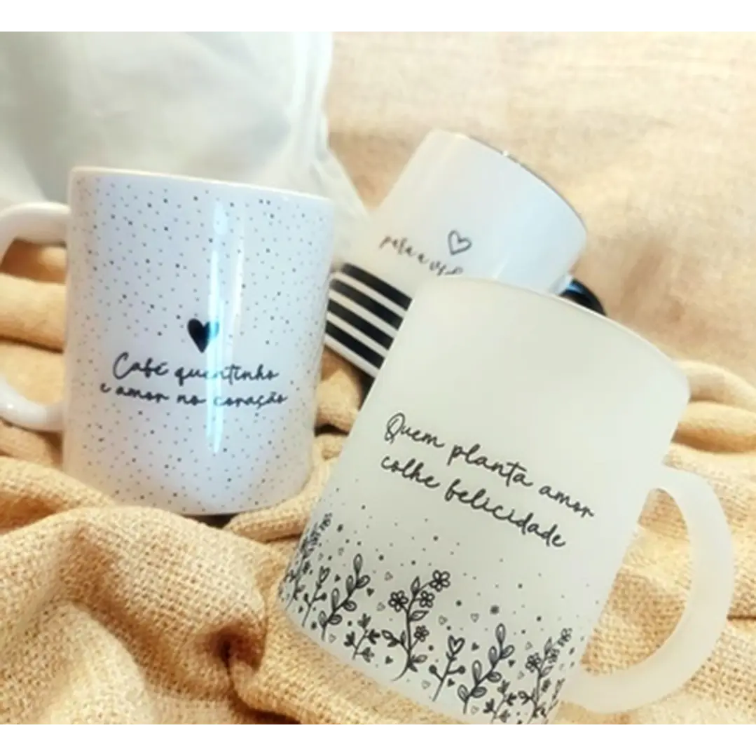 15 Artes para Caneca Cultive o Amor Minimalista Arquivos em Jpg 4