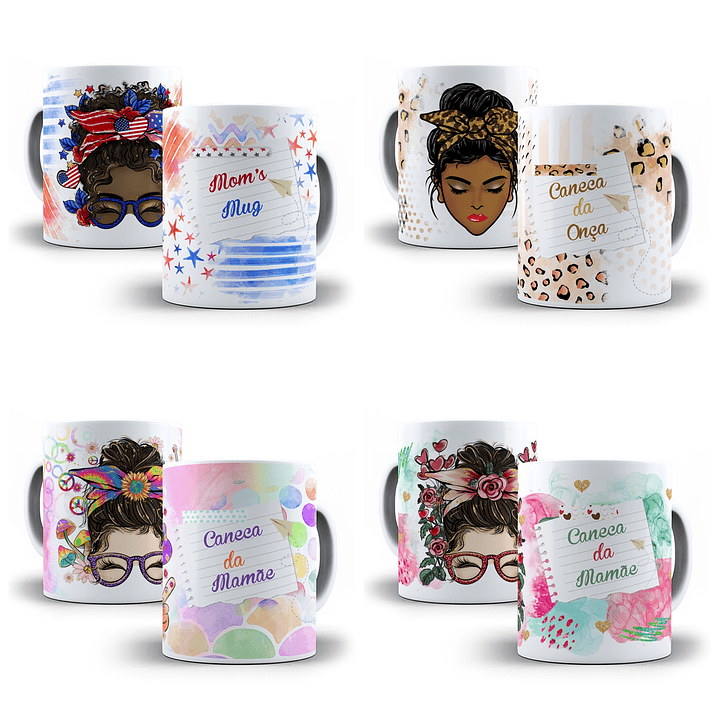 15 Artes Canecas Dia das Mãe Arquivos em CorelDraw 2