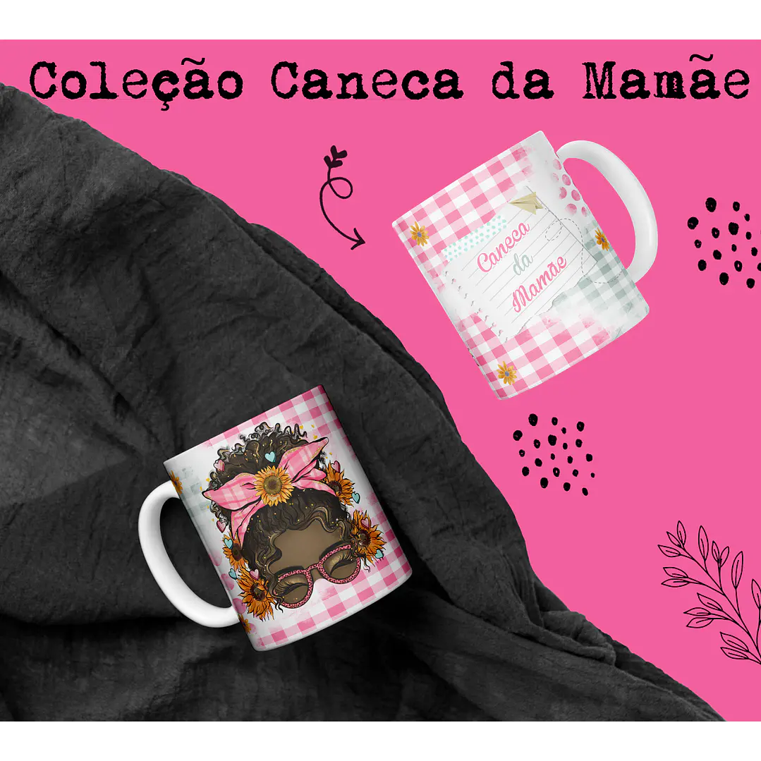 15 Artes Canecas Dia das Mãe Arquivos em CorelDraw 1