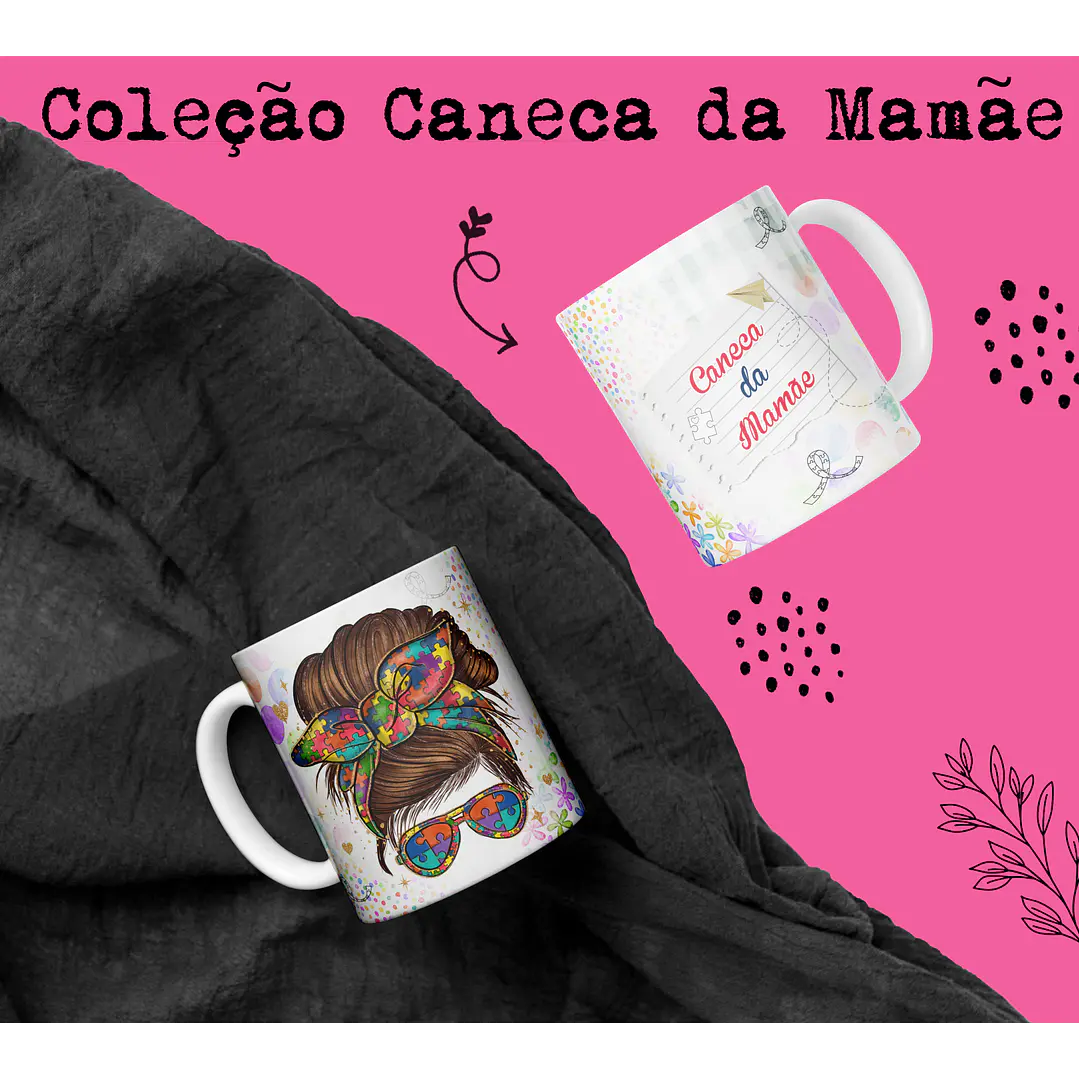 15 Artes Canecas Dia das Mãe Arquivos em CorelDraw 2